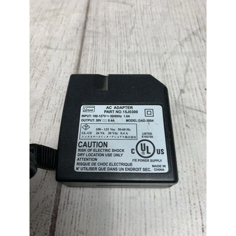 Skynet DAD-3004 AC Adapter | Dell & Lexmark Printers | 15J0300 | TESTED WORKING